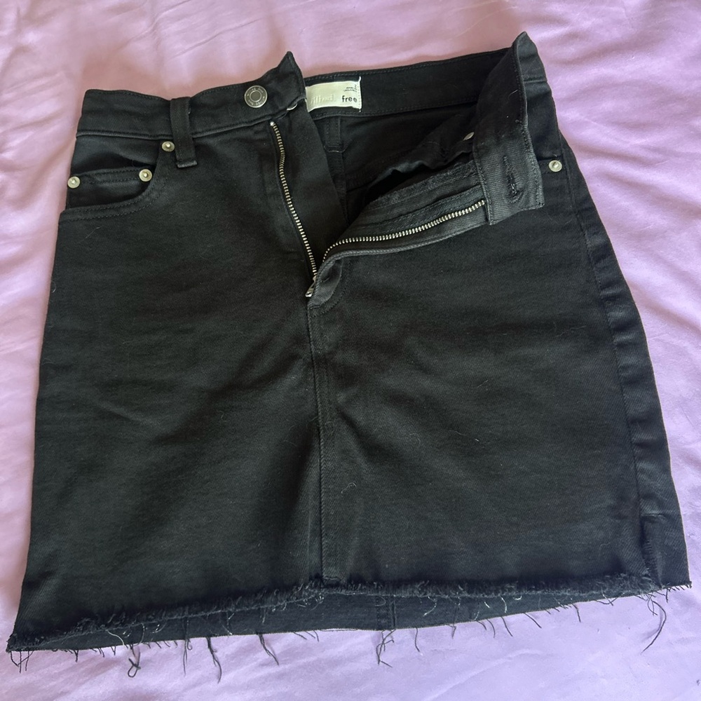Wilfred Black Jean Skirt